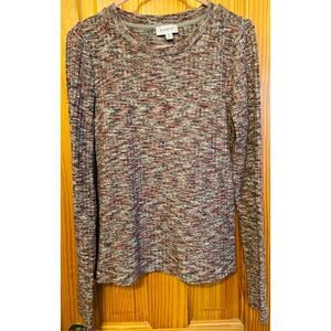 EVEREVE Paula Marled Top Size Medium Pinkmulti Size Medium